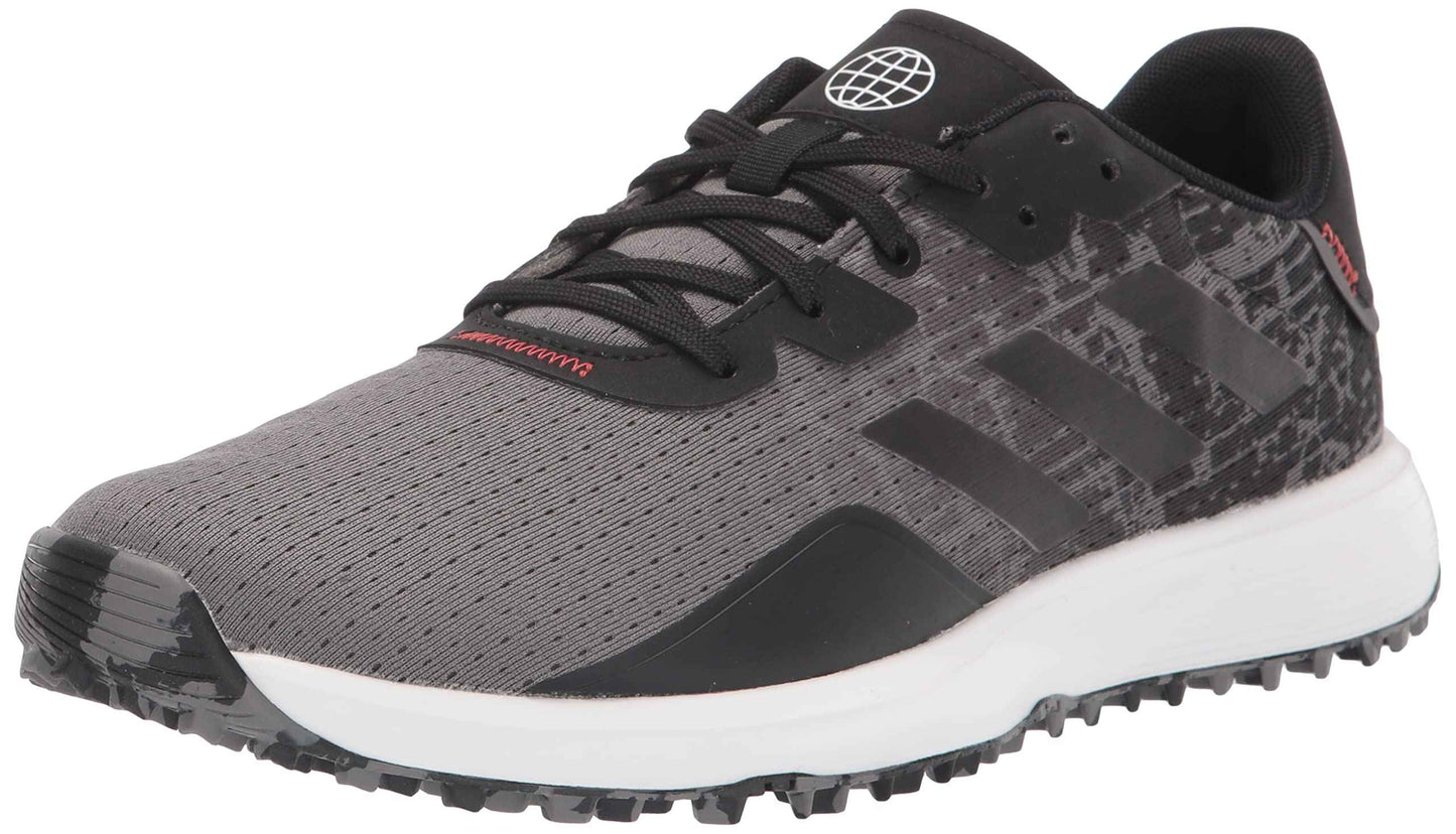 adidas Mens S2g Spikeless Golf Shoes Grey Four/Core Black/Grey Six 11.5 Wide