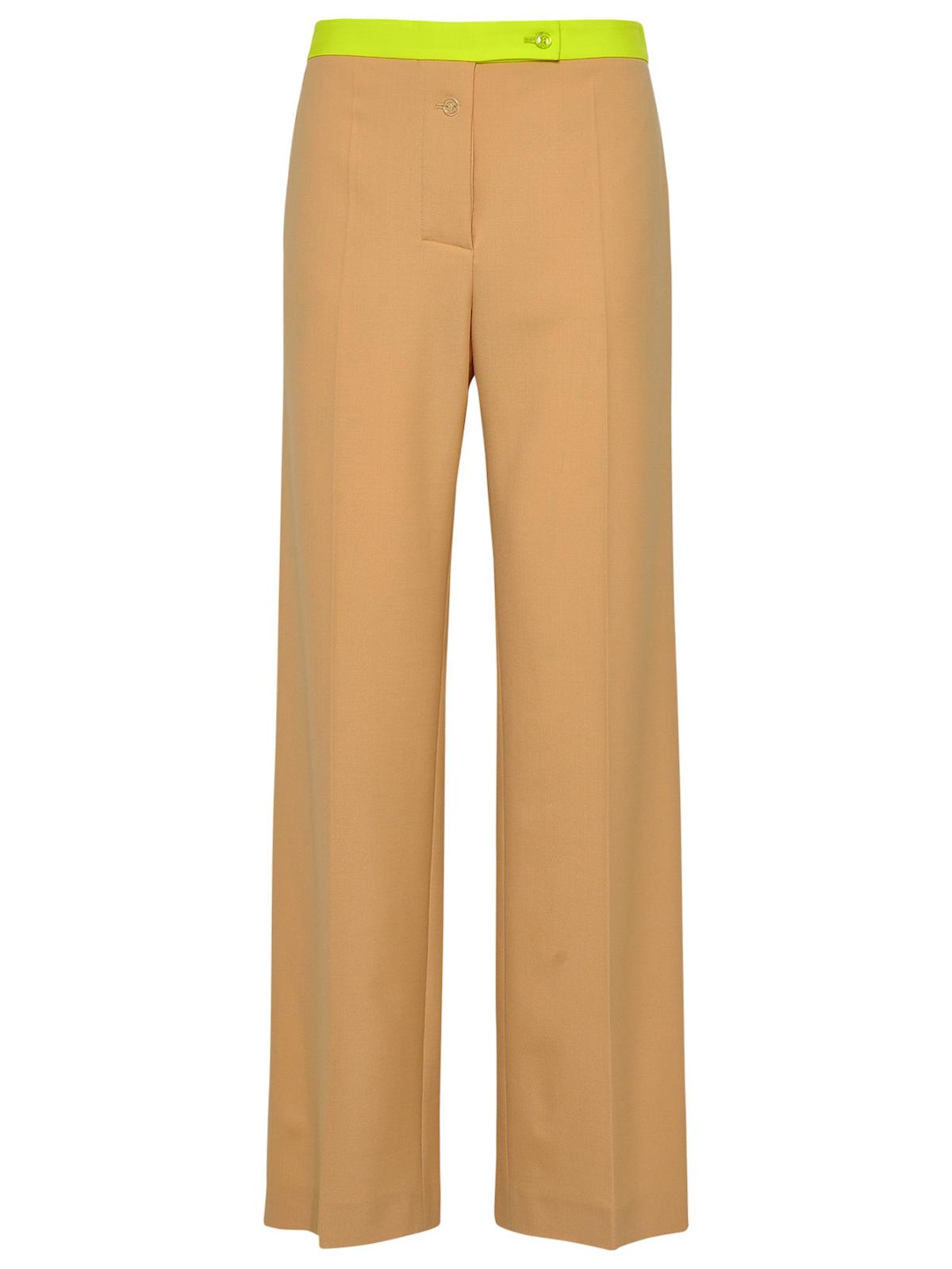 Off-White Beige Wool Blend Active Pants Women - JUSTLUXURY