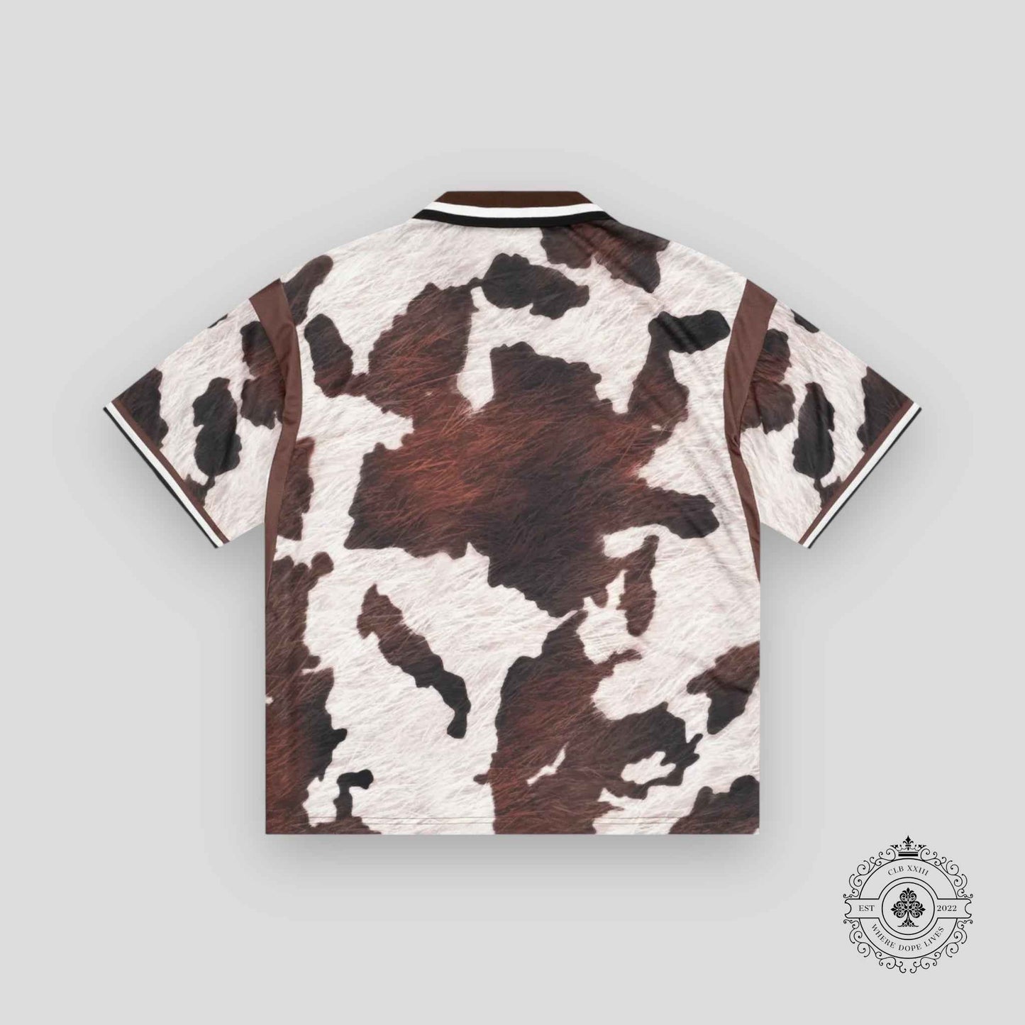 Bravest Studios Cow Print Jersey