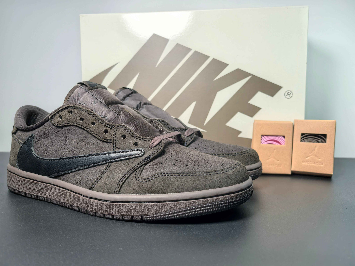 Custom Travis Scott x Air Jordan 1 Low OG “ DM7866-202 SneakerNational