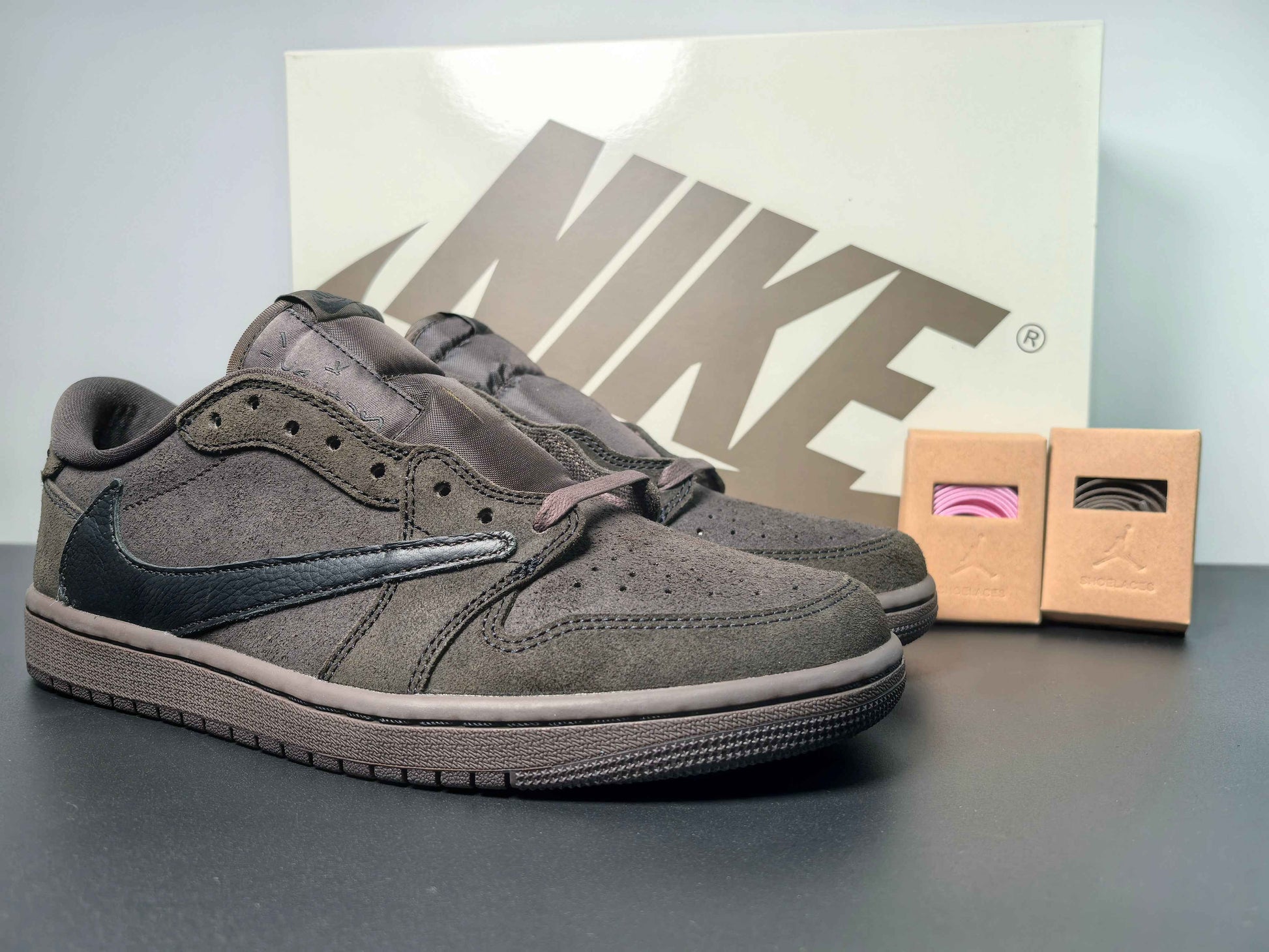 Custom Travis Scott x Air Jordan 1 Low OG “ DM7866-202 SneakerNational