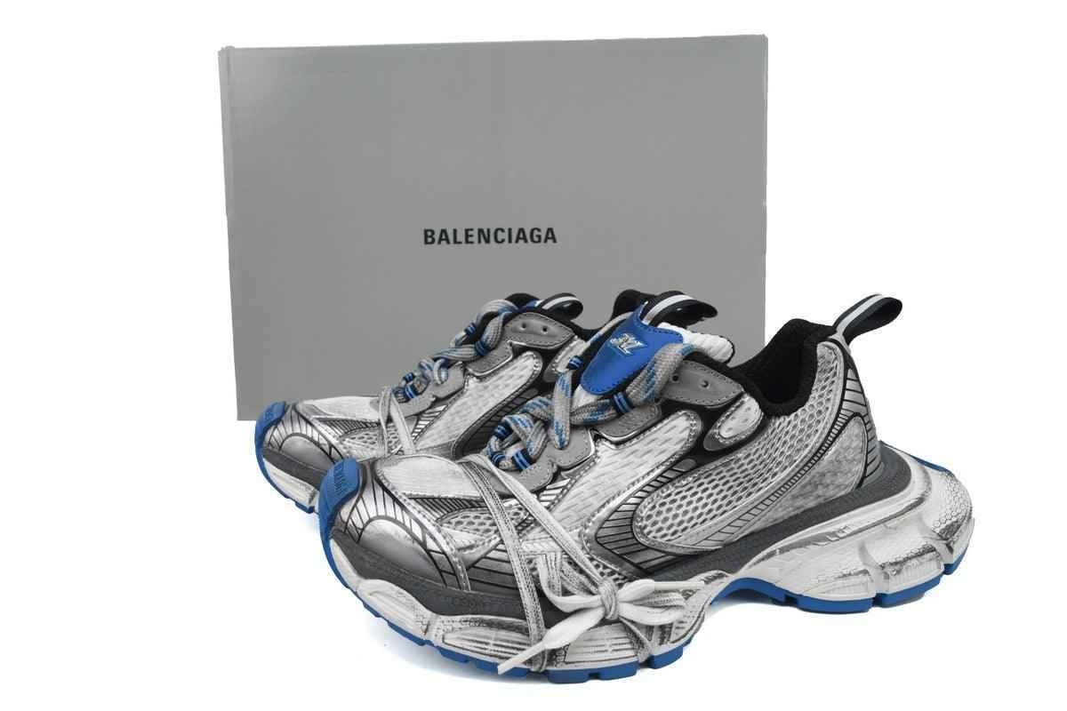 Custom BLCG Circuit Sneaker 'Worn-Out - Grey Blue SneakerNational