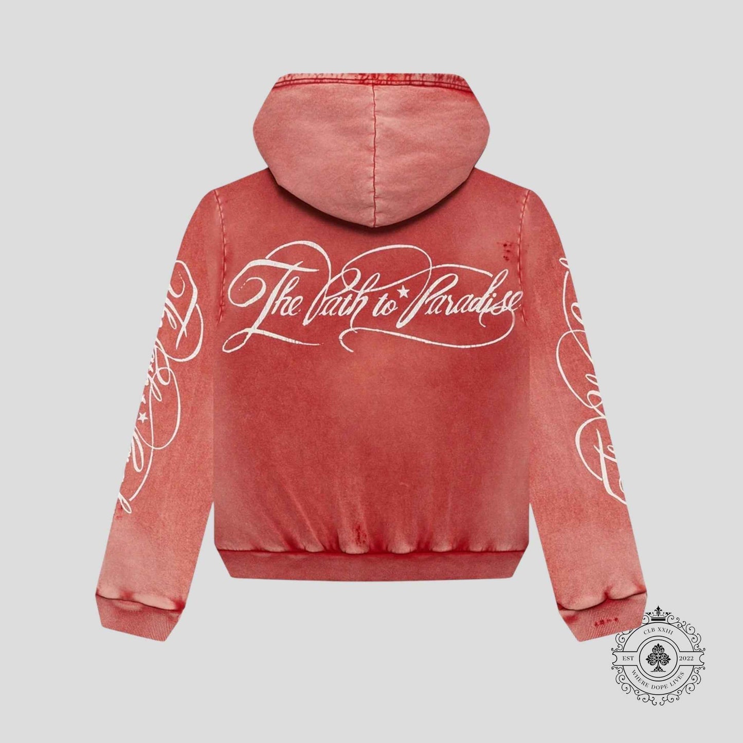 Hellstar Path To Paradise Zip Up in Red