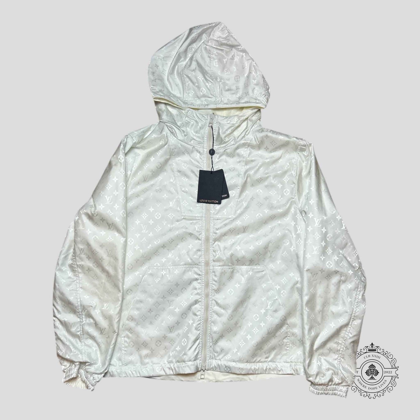Louis Vuitton Monogram Reversible Windbreaker in White