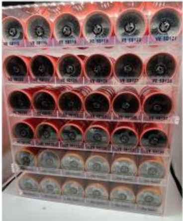 VIP 36-Slot Acrylic Display, 5D + iMink
