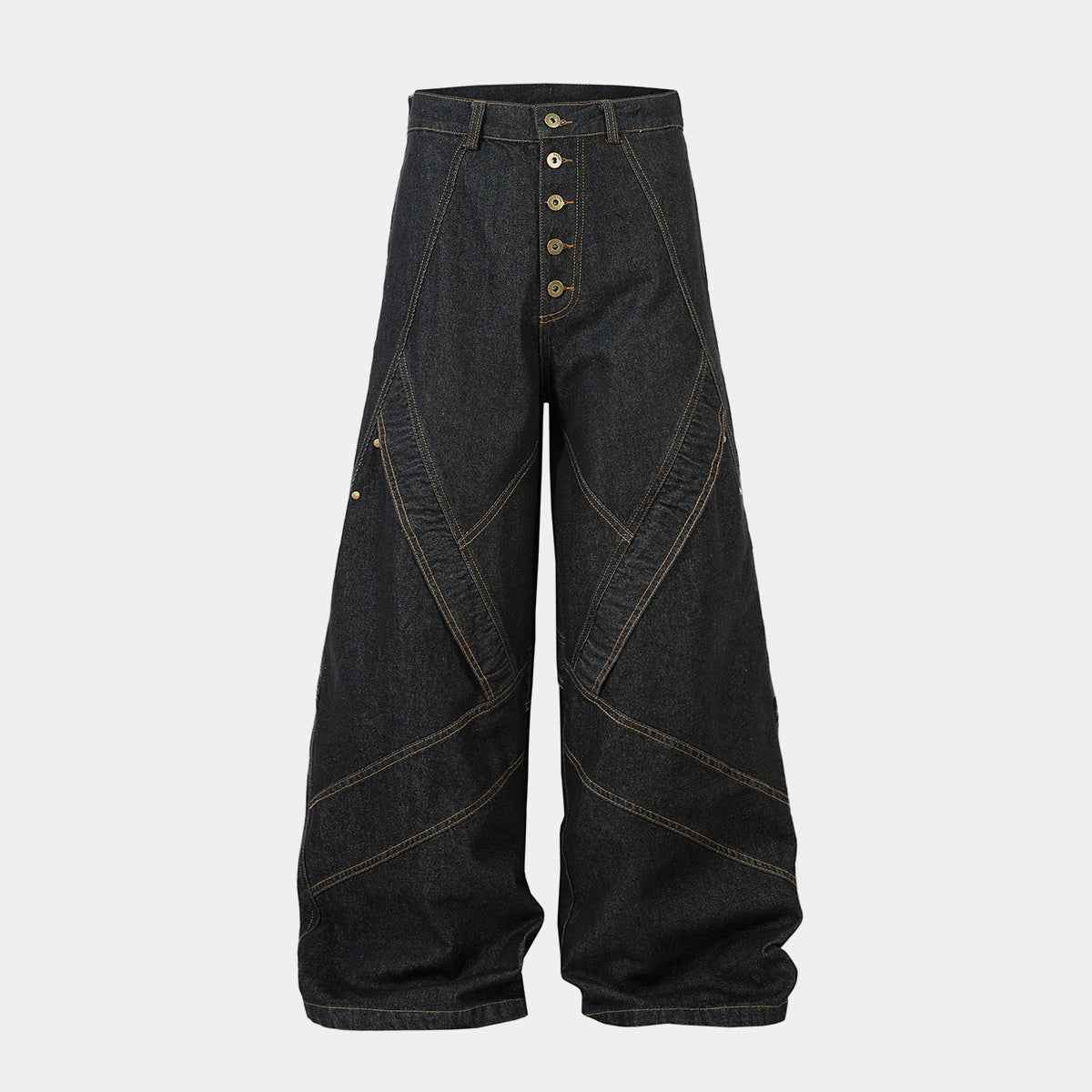 Minimal Panel Cut | Baggy Jeans