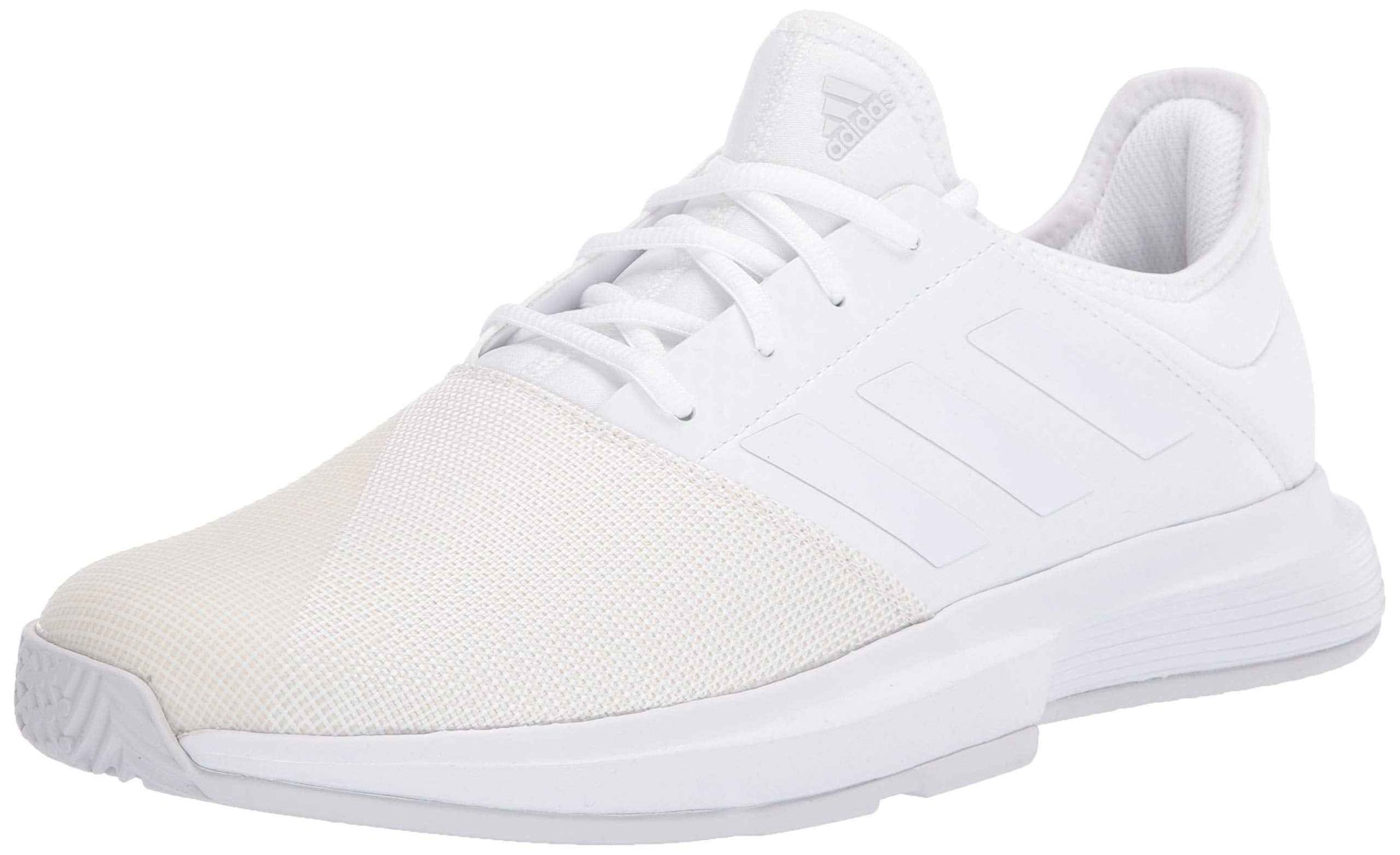 adidas Womens GameCourt Tennis Shoe FTWR White/FTWR White/Dash Grey 6 M US