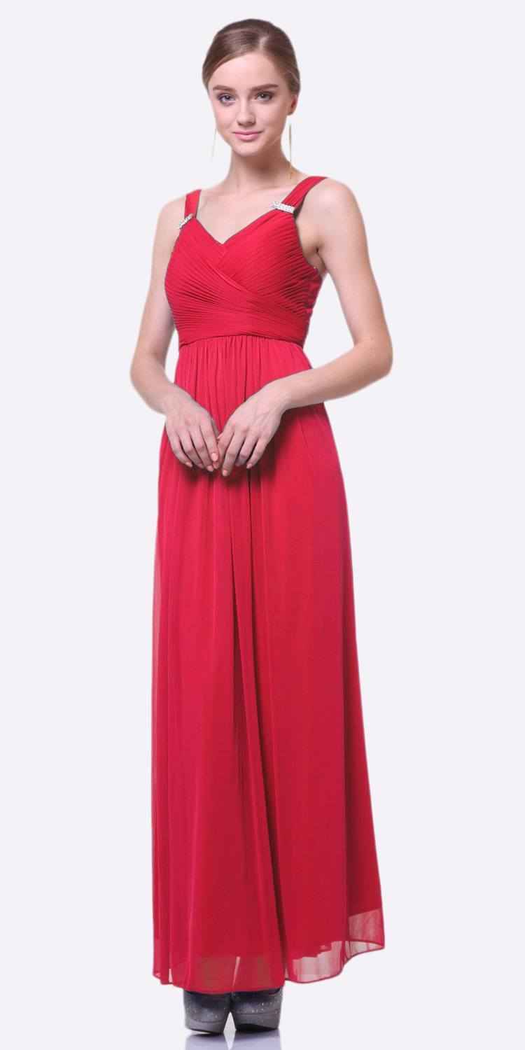 CLEARANCE - Cinderella Divine 3984 Long Chiffon Dress Sleeveless (Size XL)