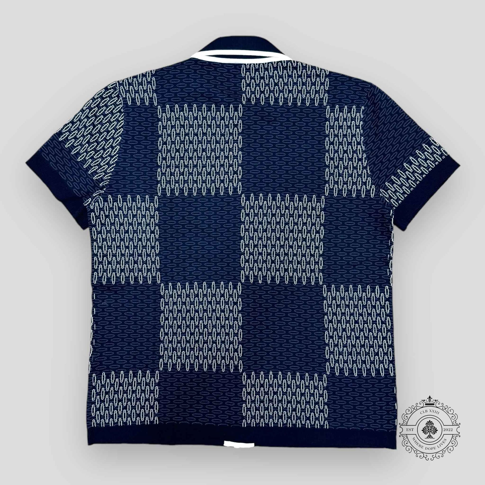 Louis Vuitton Damier Jacquard Quilted Cotton Button Up Shirt