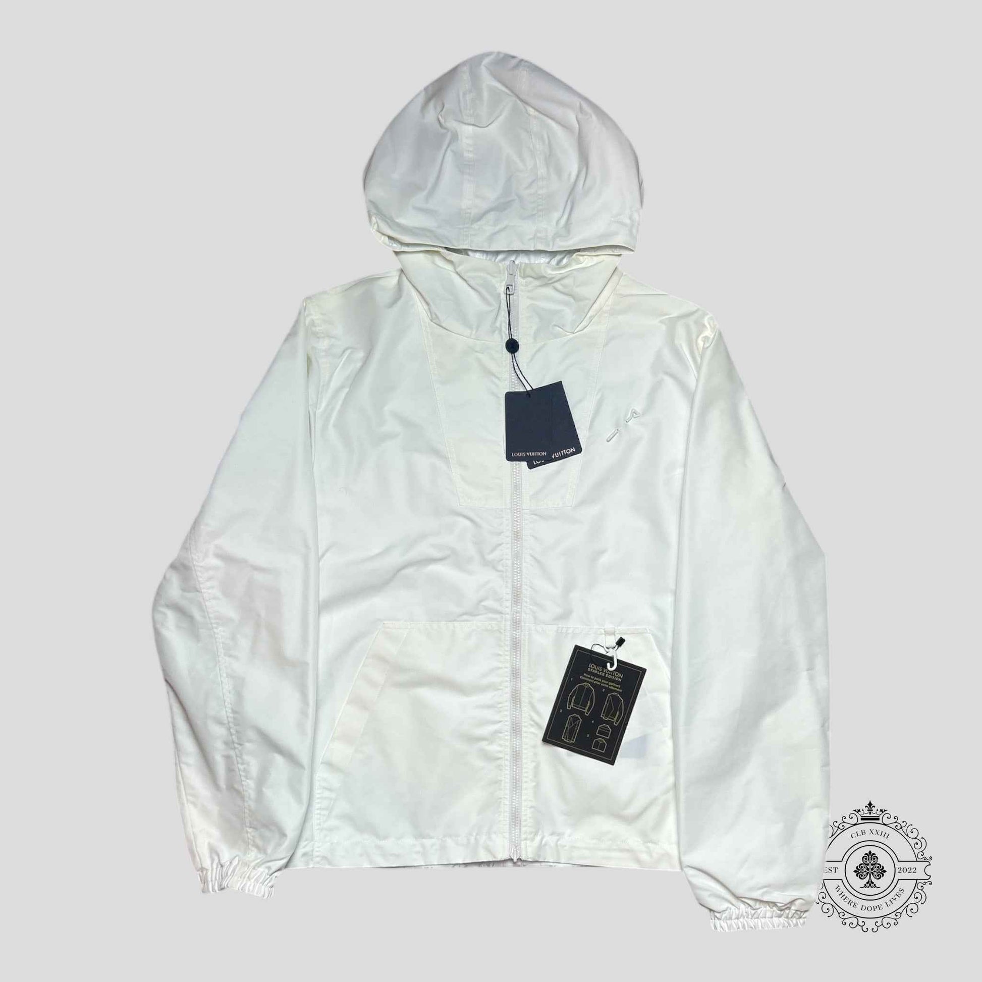 Louis Vuitton Monogram Reversible Windbreaker in White