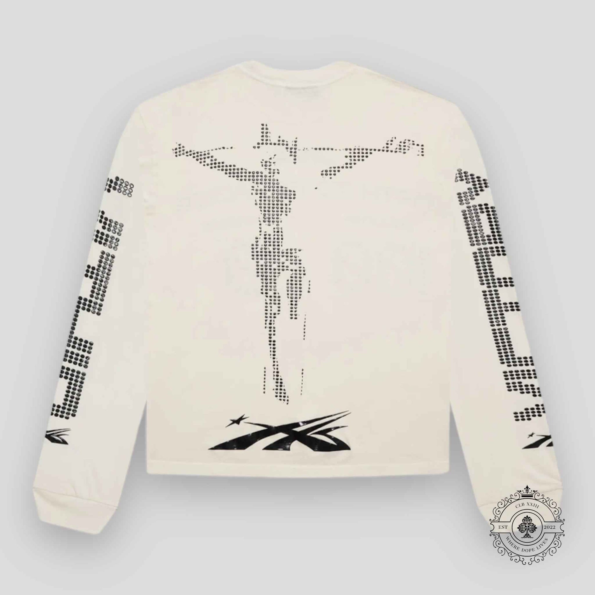 Hellstar Scoreboard L/S Shirt in White