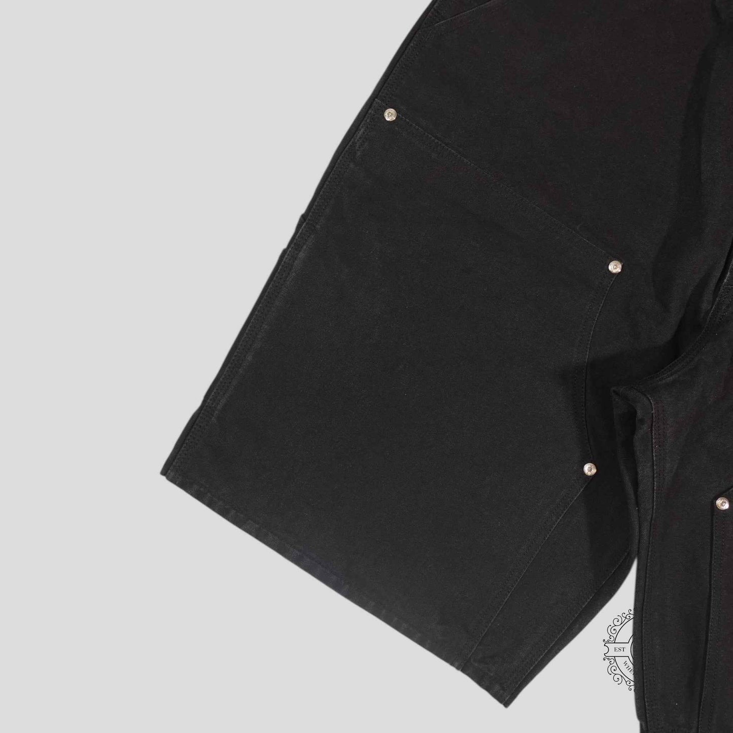 Chrome Hearts 13 Cross Patch Carpenter Shorts in Black