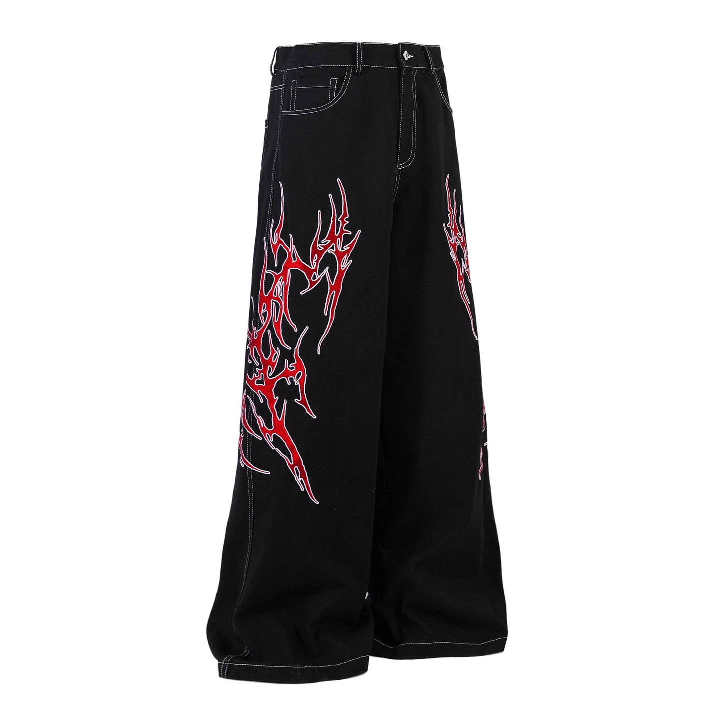 Flame Graphic | Baggy Jeans