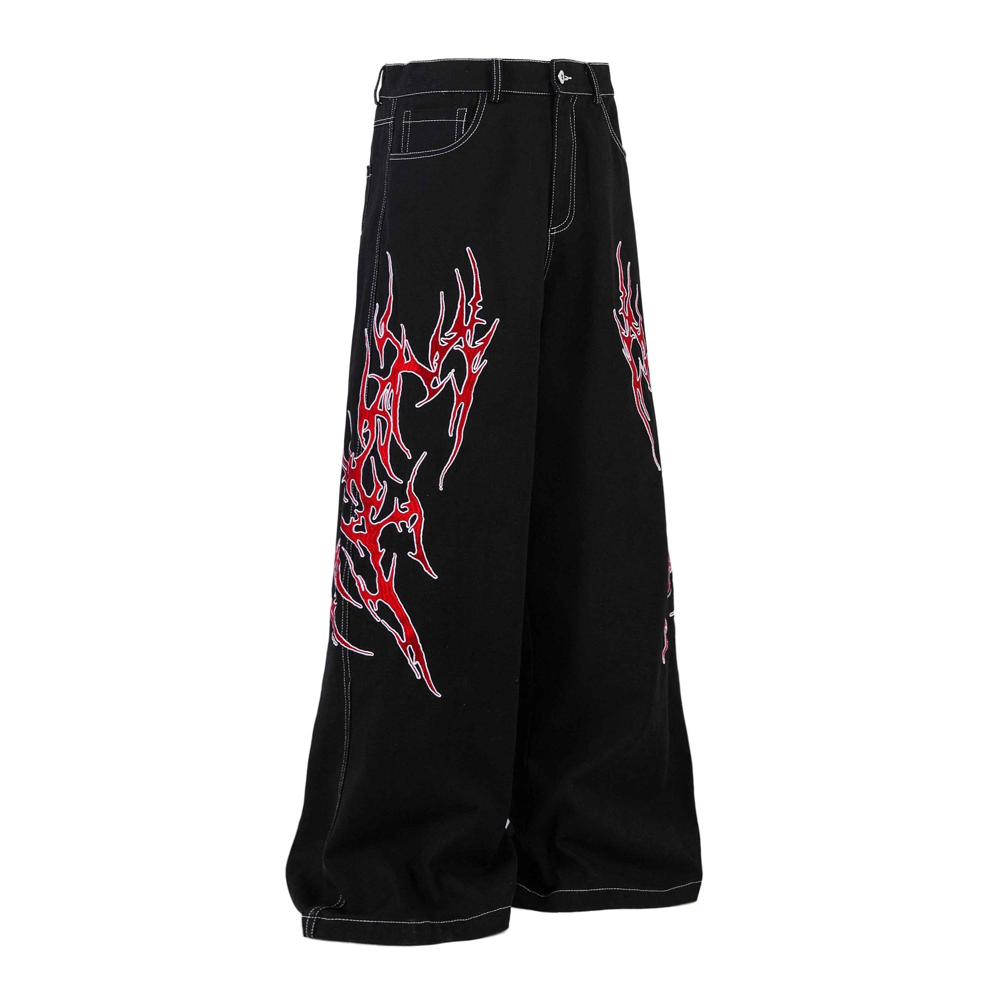 Flame Graphic | Baggy Jeans