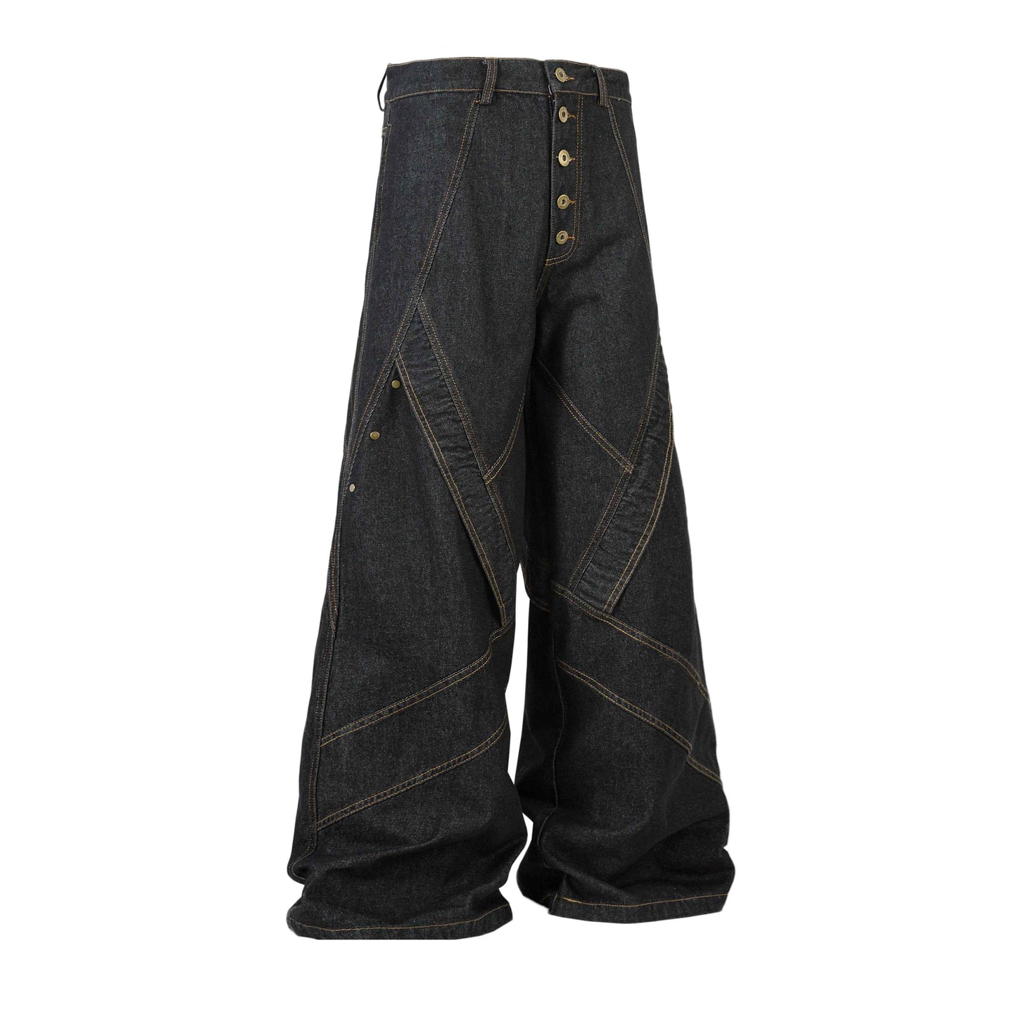 Minimal Panel Cut | Baggy Jeans