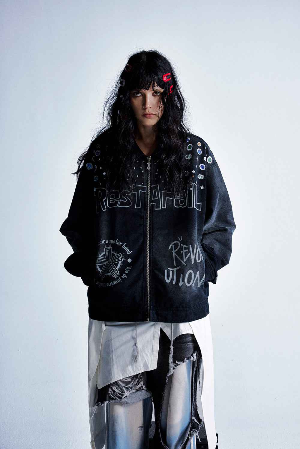 Hip-hop Graffiti Stars | Zip-Up Jacket