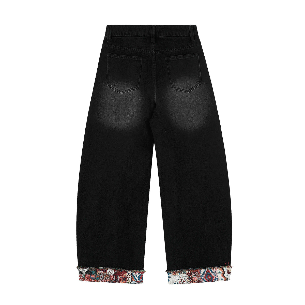 Patch Dream Washed Rose Jeans - Tapestry Patchwork Luxury Denim | LuxuryUrbanwear - Luxuryurbanwear
