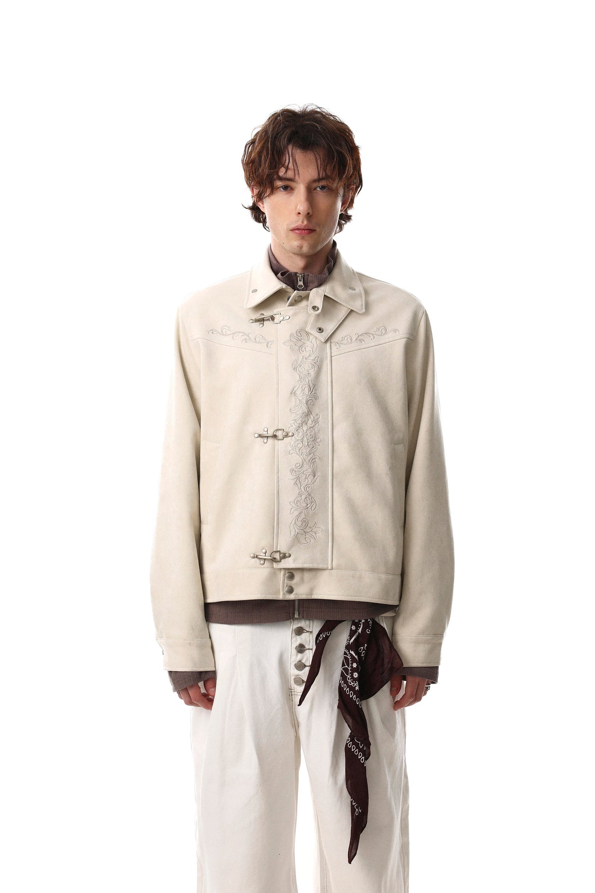Ironveil Embroidered Toggle Jacket