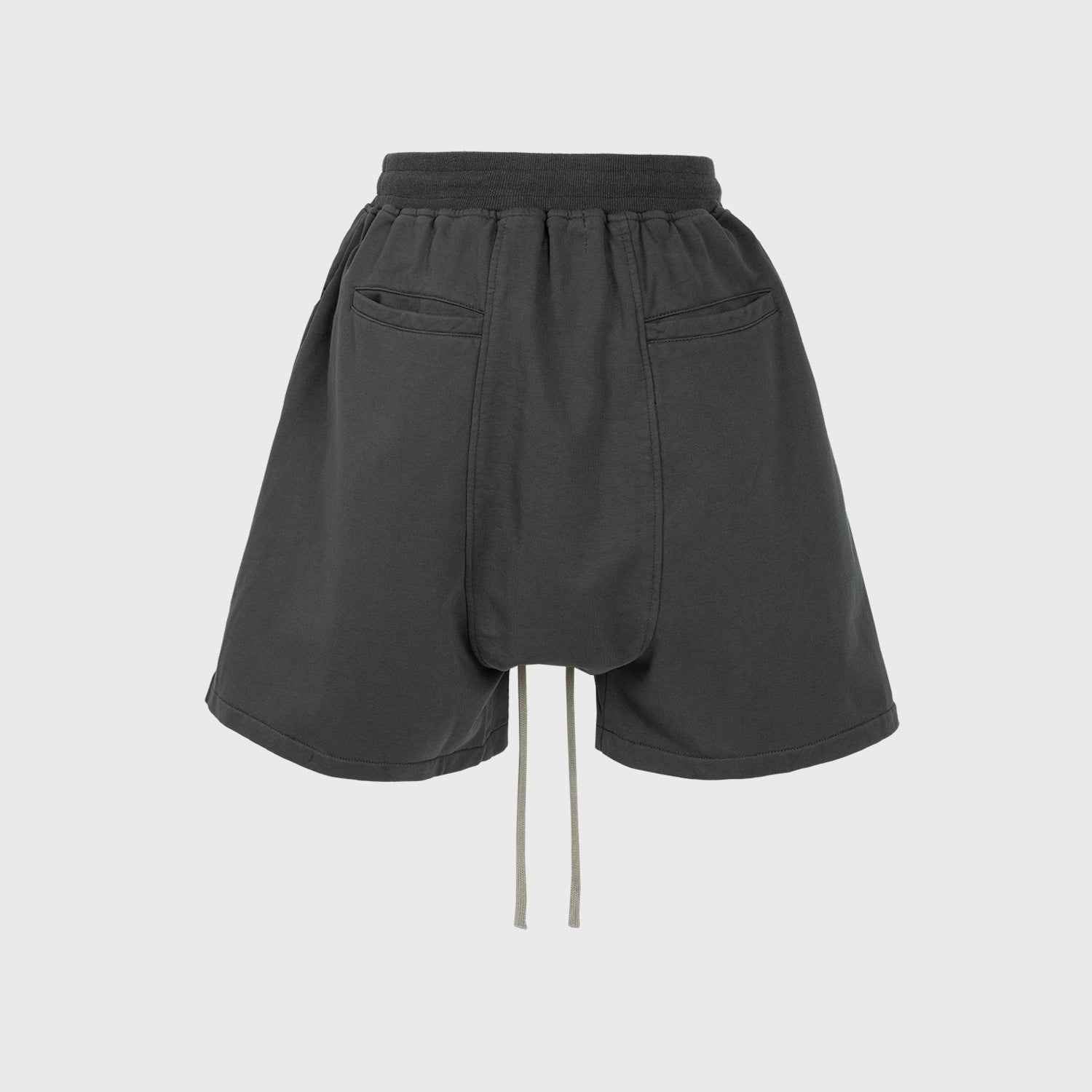 Retro Functional Zipper Slit Jort