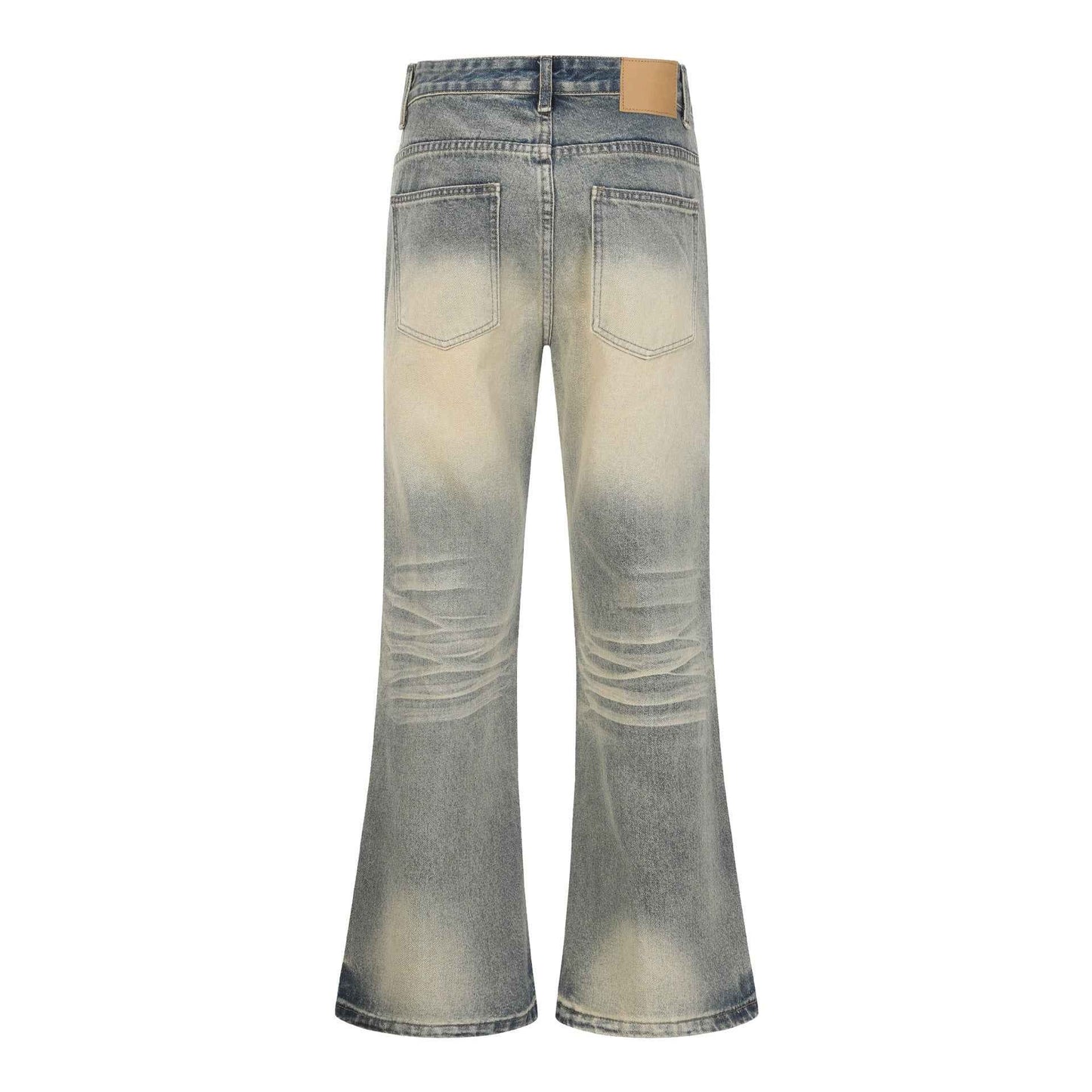 Vintage Washed Flare Jeans