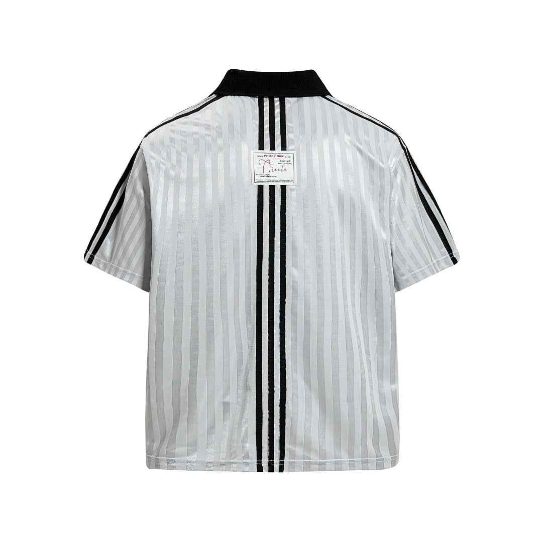 Vintage Varsity Striped Soccer Jersey