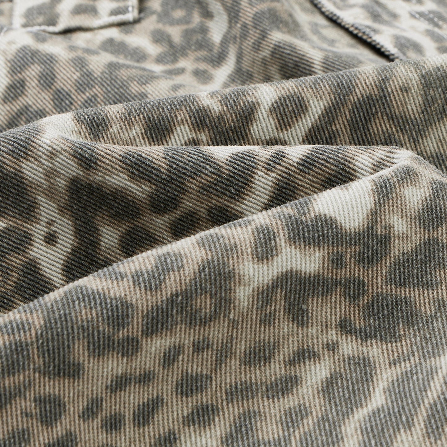 Vintage Leopard Cargo Shorts