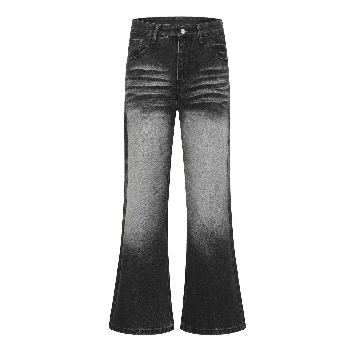 Vintage Washed Flare Jeans