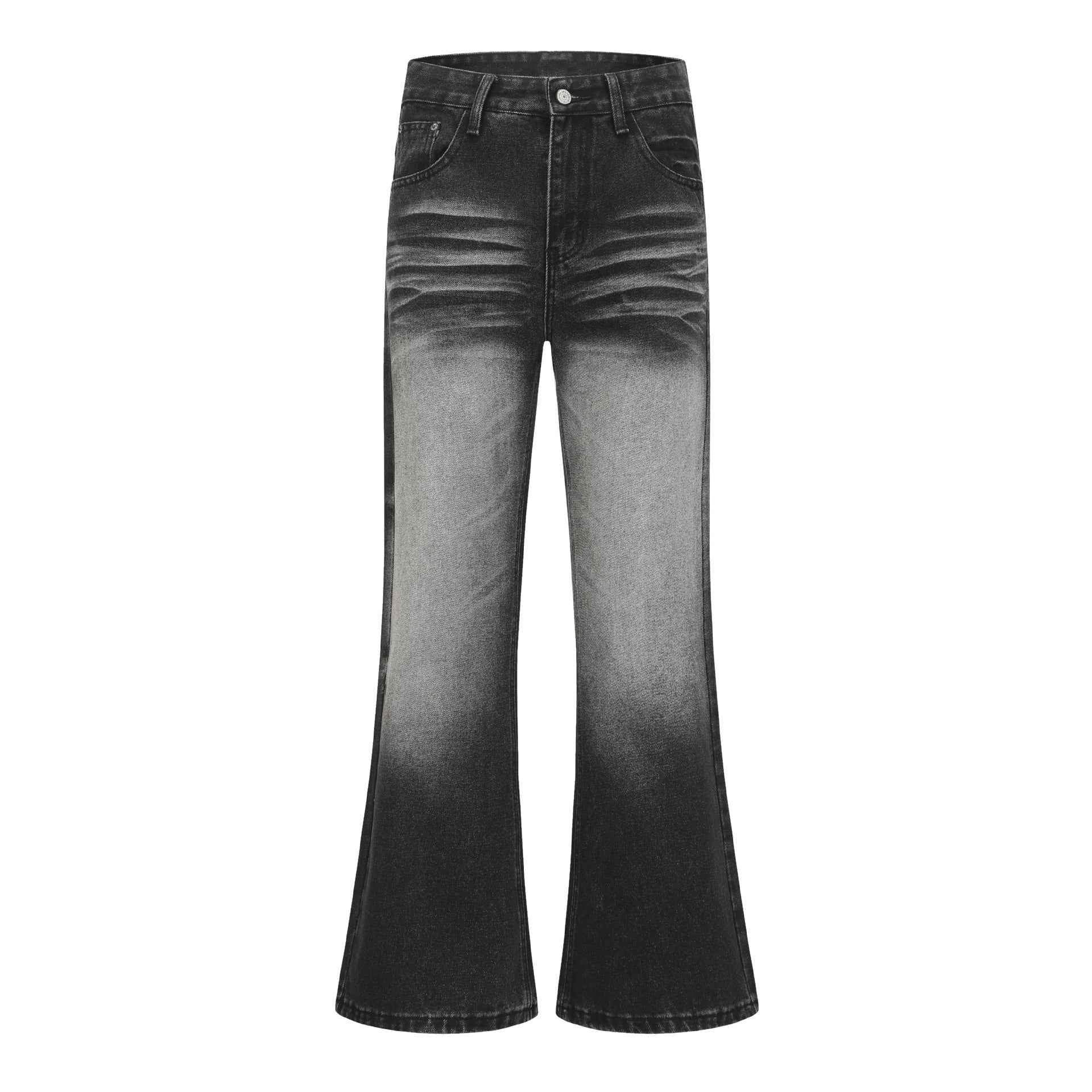 Vintage Washed Flare Jeans