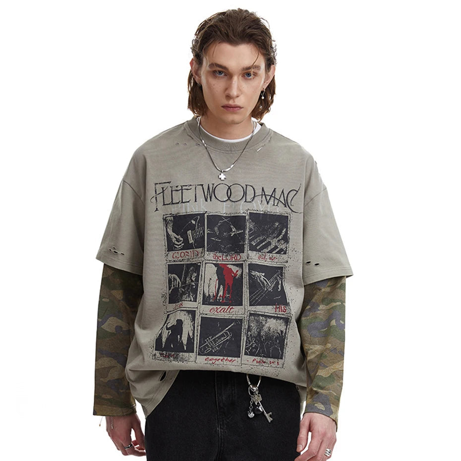 The Fleetwood Camo Layered Tee