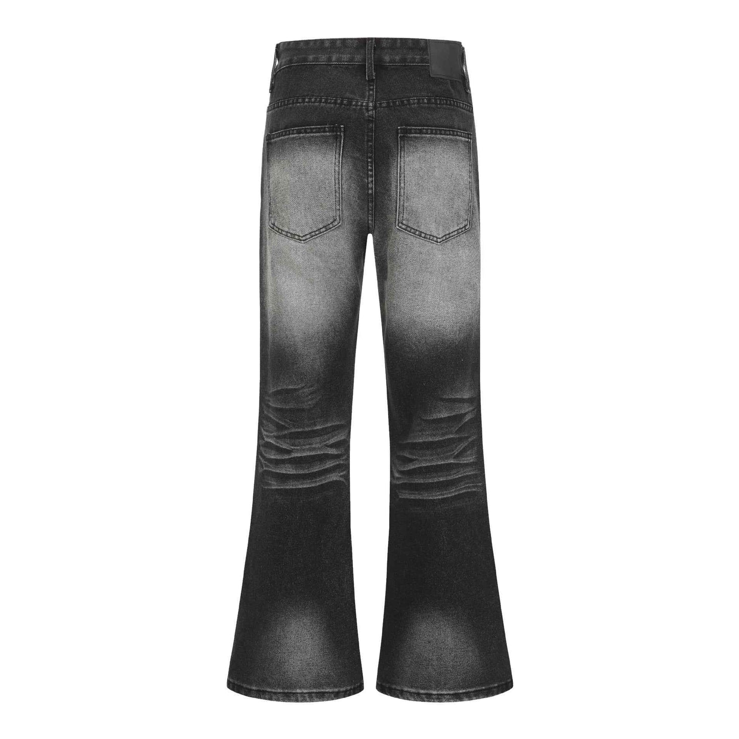 Vintage Washed Flare Jeans