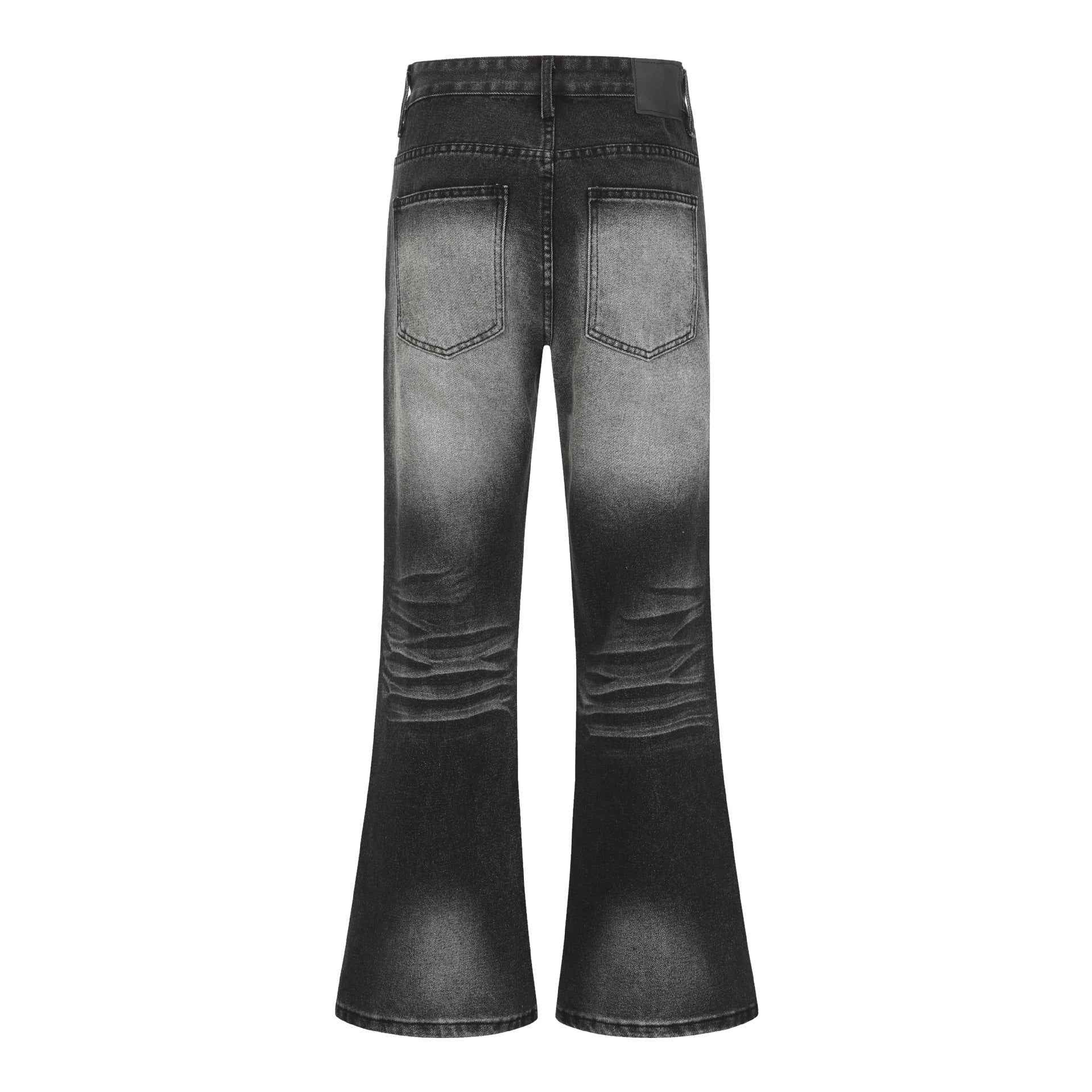 Vintage Washed Flare Jeans
