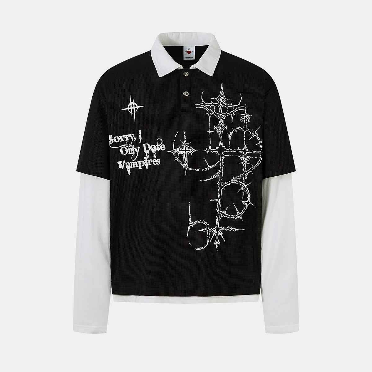 Gothic Vampire | Waffle Long Sleeve T-Shirt