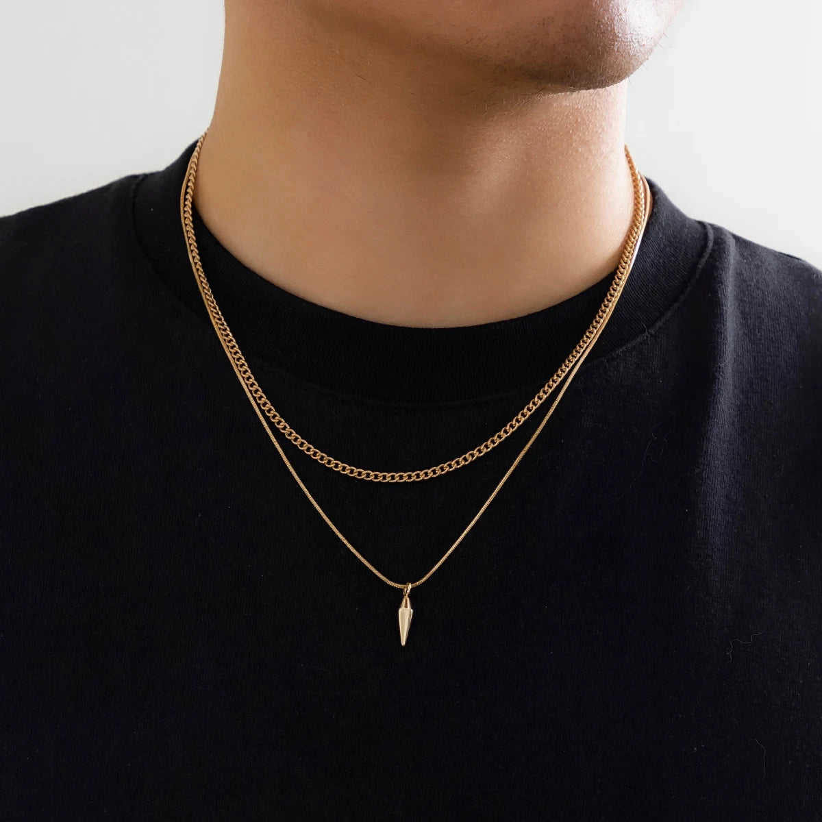 Tiered Edge Necklace