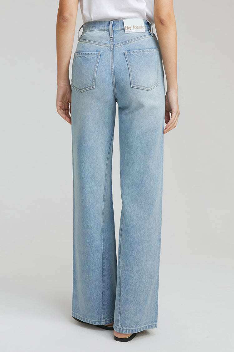 Angeles High Rise Baggy Jeans HJ103 - JUSTLUXURY