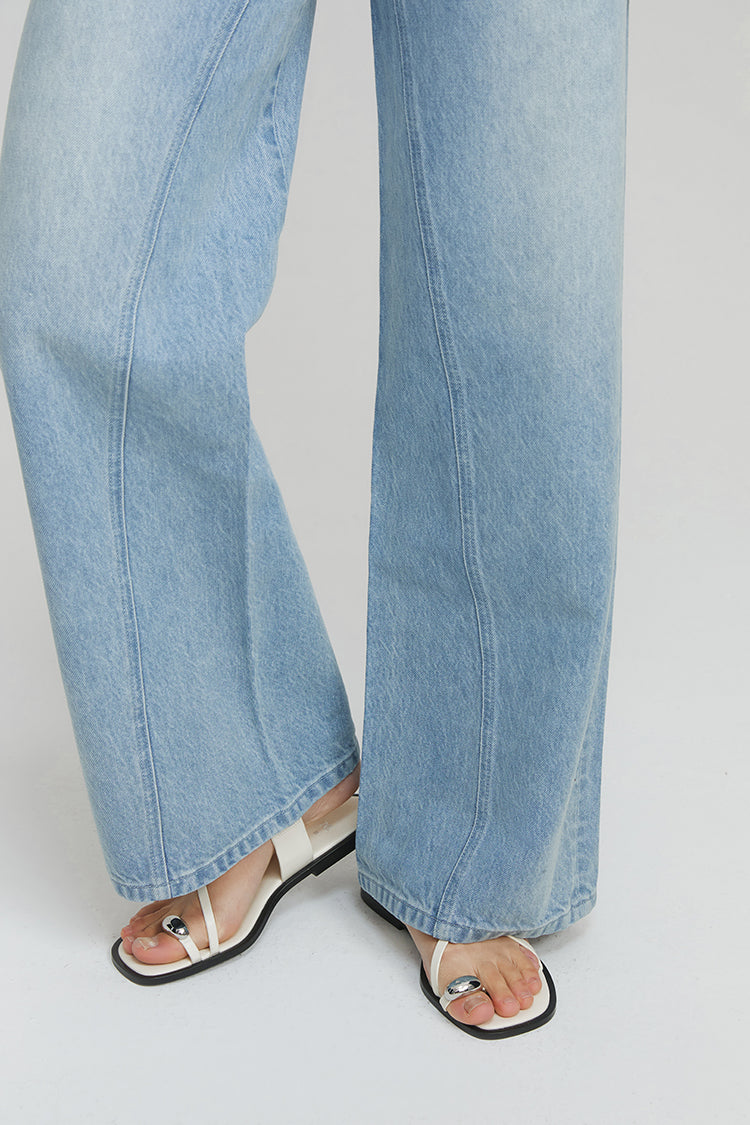 Angeles High Rise Baggy Jeans HJ103 - JUSTLUXURY