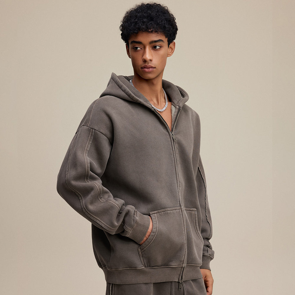 Vintage | Classic Zip Up Hoodie
