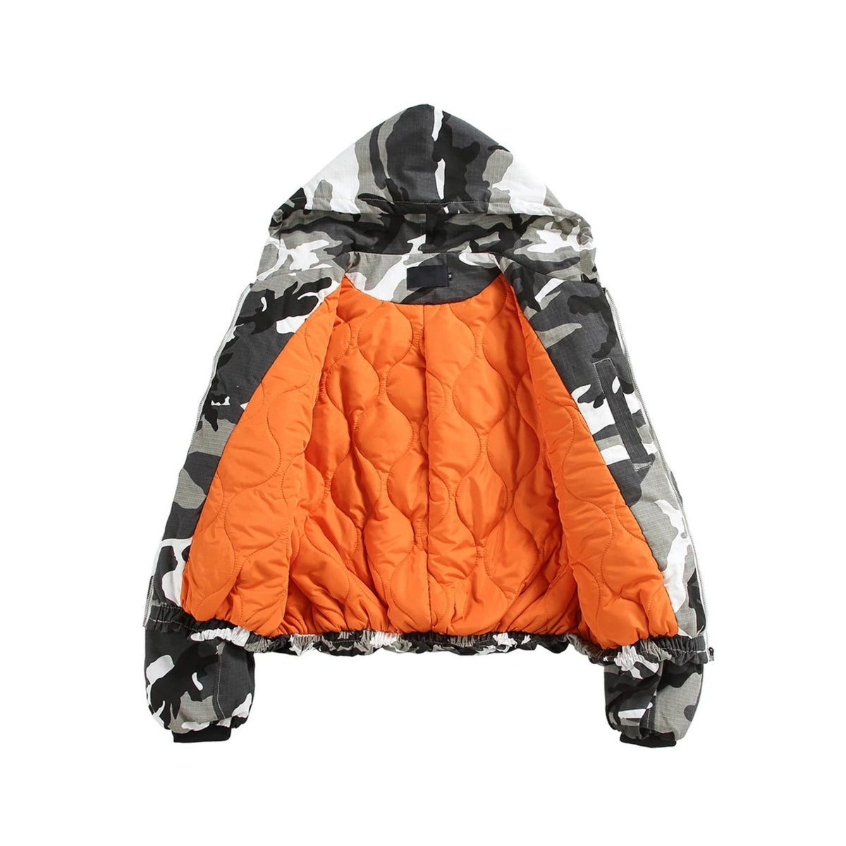 The Signal Camo Zip-Up Hooded Jacket