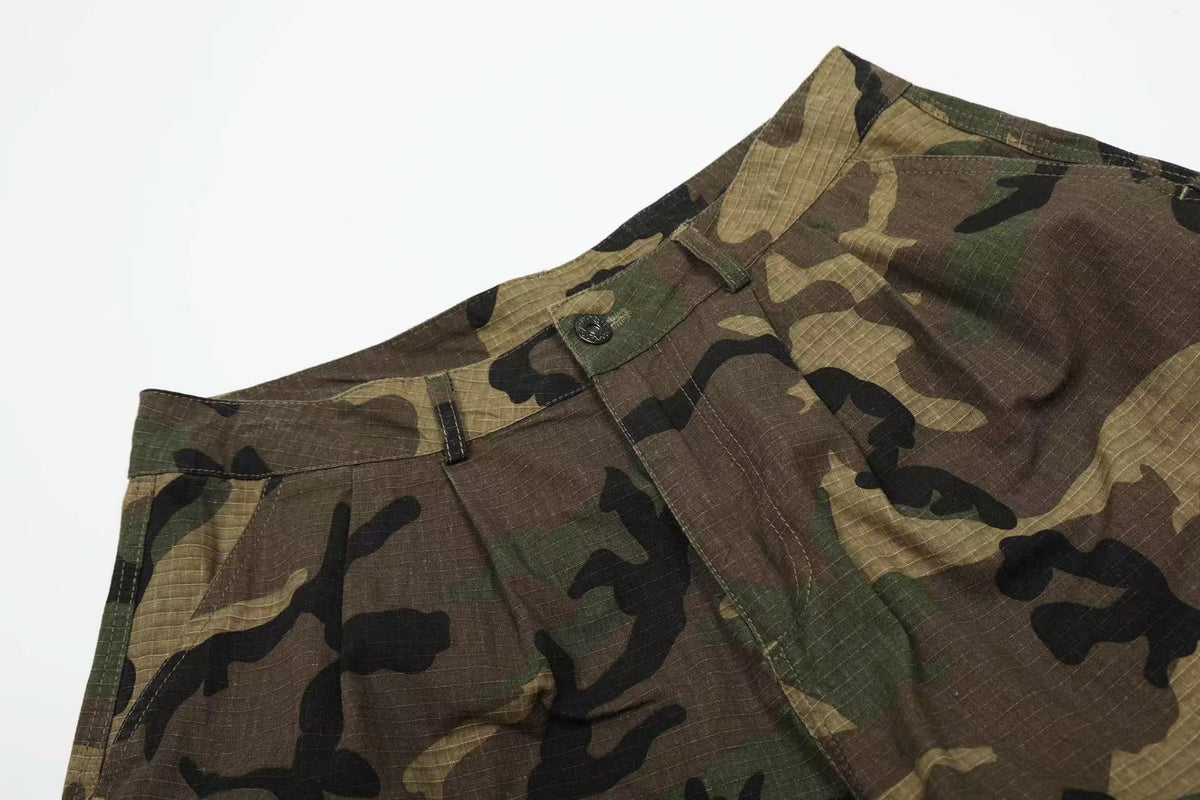 Camo Knee-Length Jorts