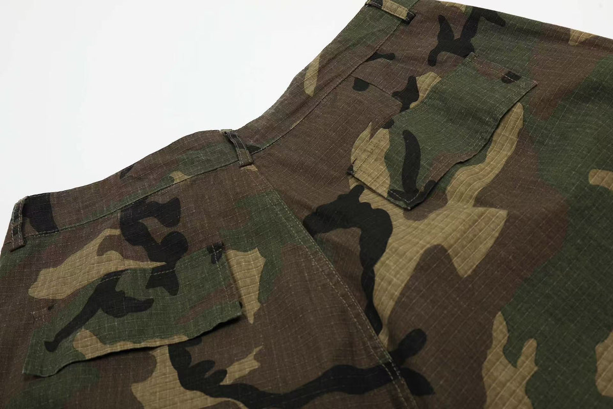 Camo Knee-Length Jorts