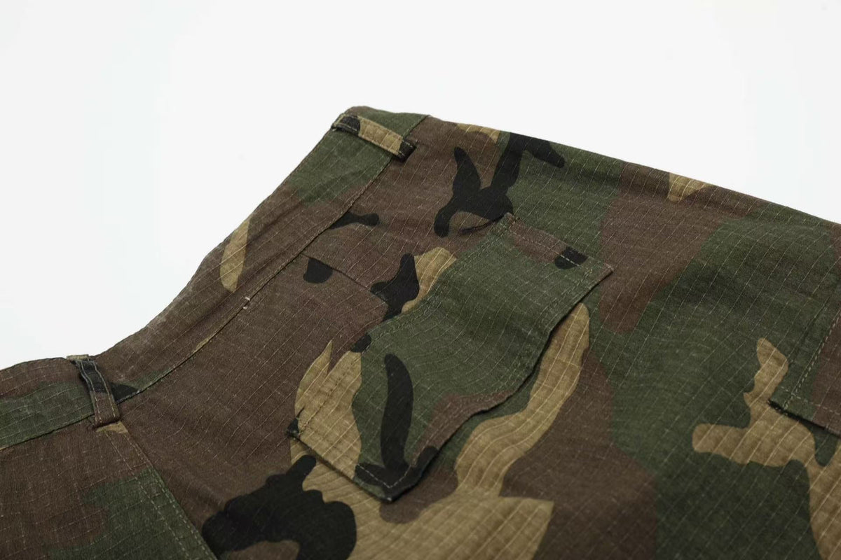 Camo Knee-Length Jorts
