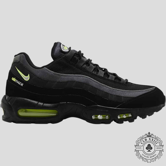 Nike Air Max 95 Retro Logo Black Grey Volt