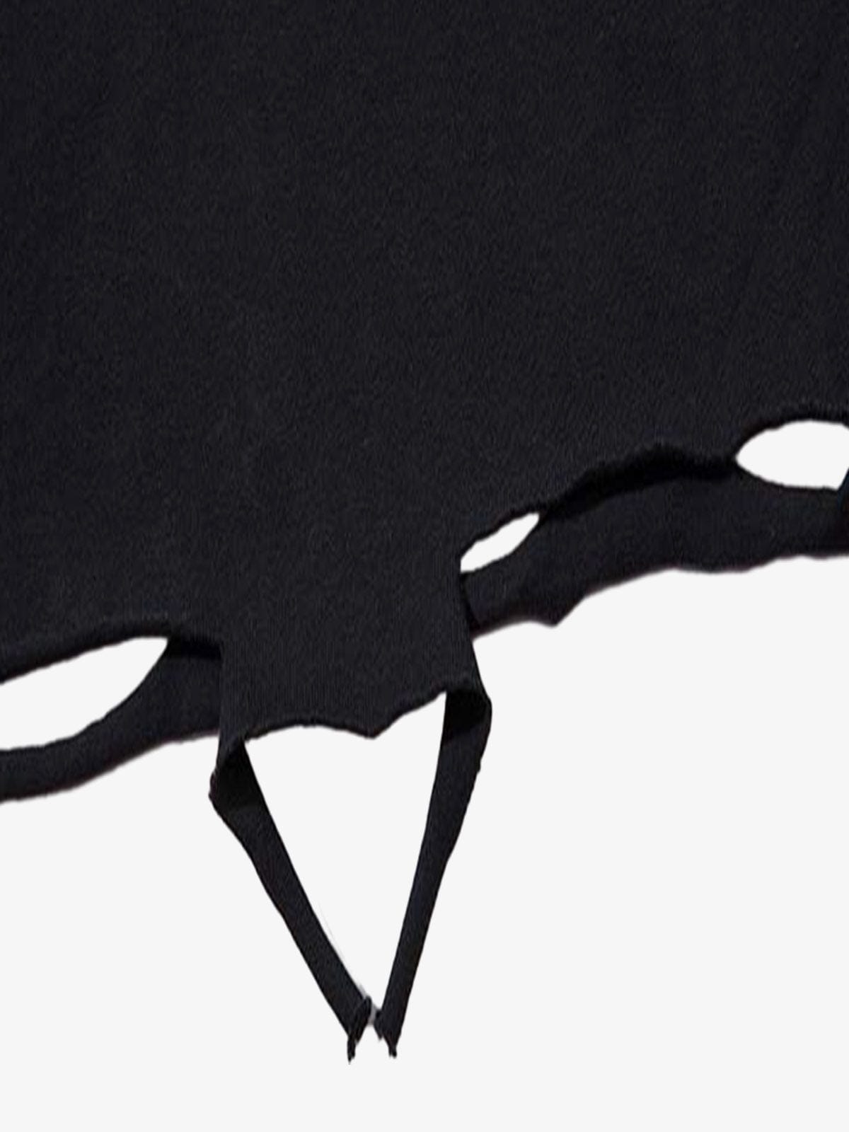 Long Sleeve Holey Fade