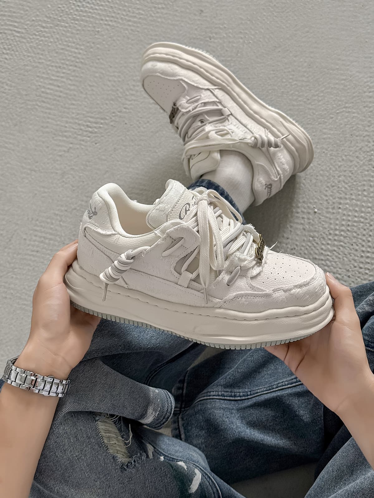Sneakers Retro Washed