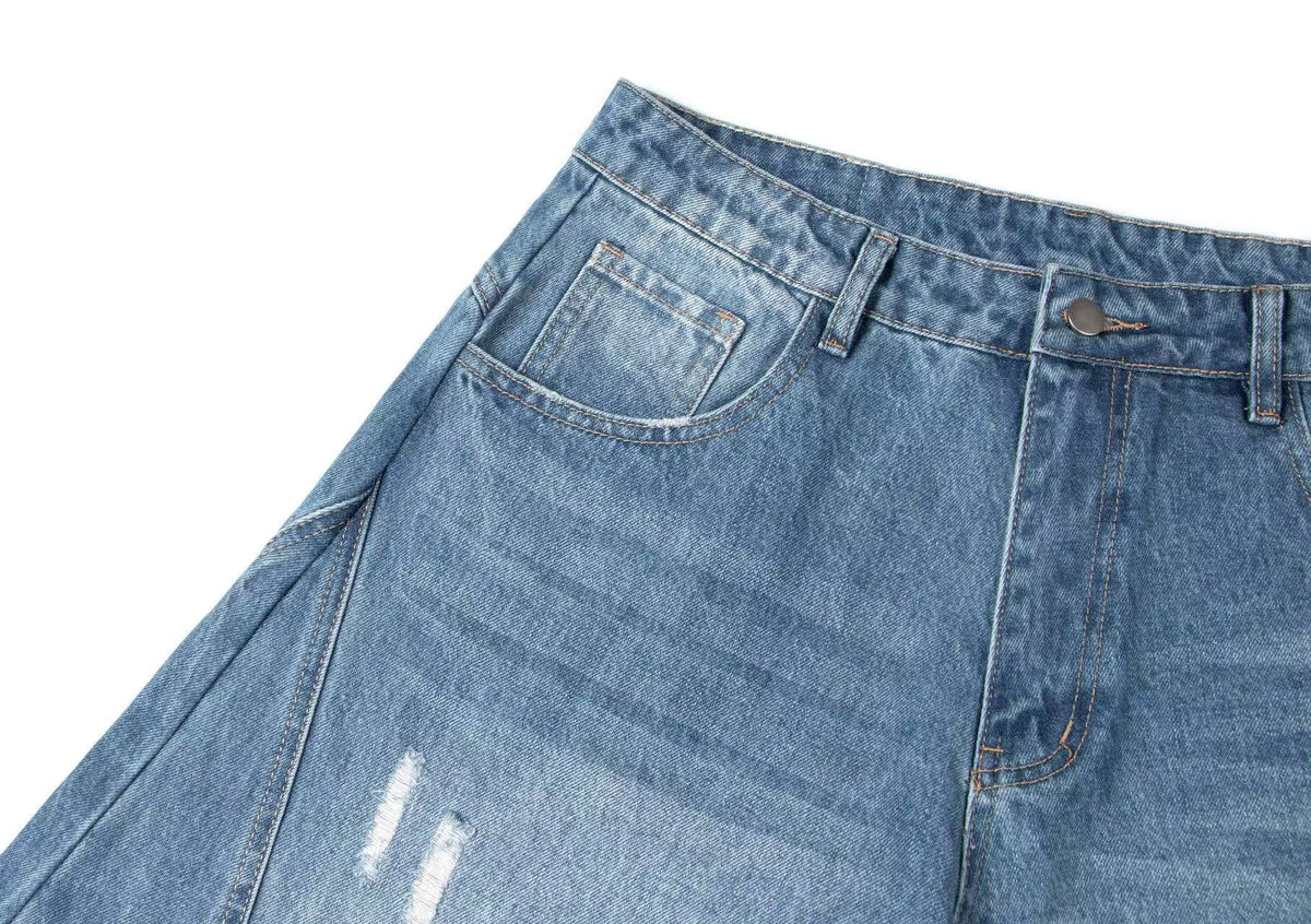 Wide-Leg Baggy Jeans