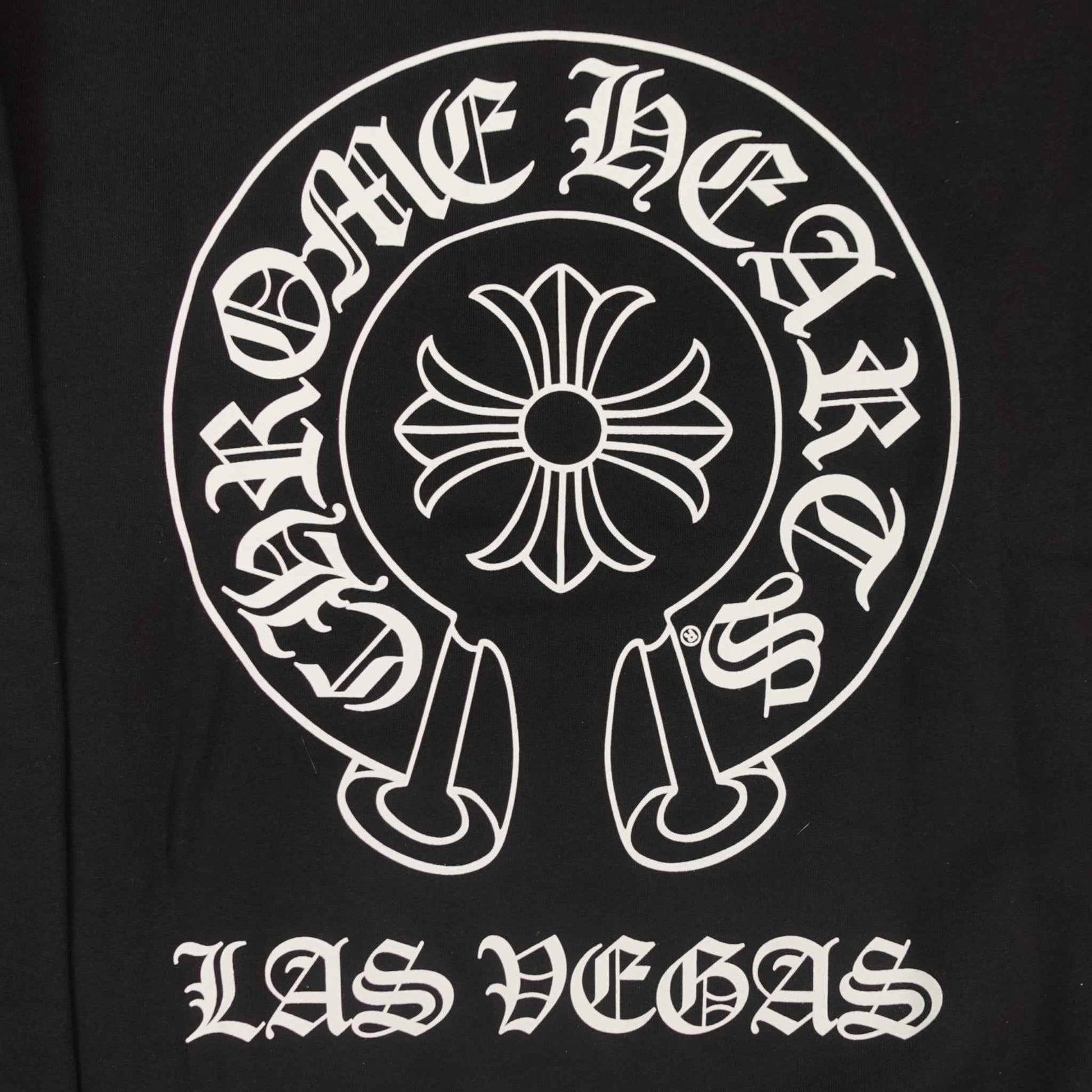 Chrome Hearts Las Vegas Exclusive Horseshoe Hoodie in Black