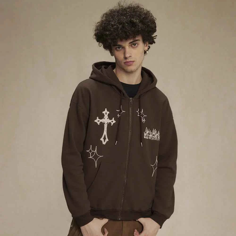 Sparks | Oversized Zipper Hoodie
