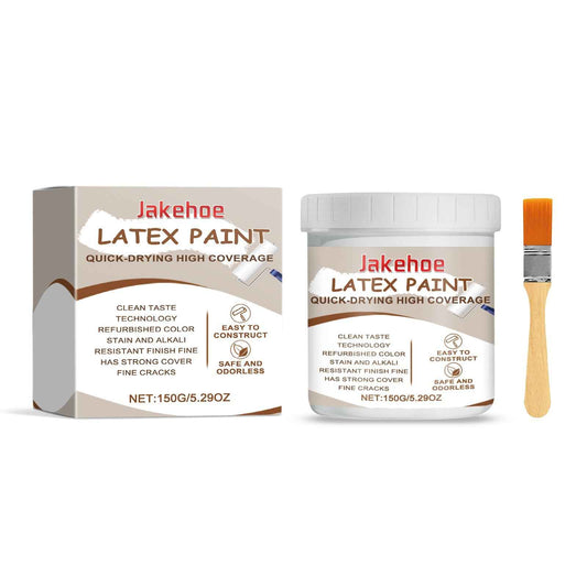 Jakehoe White Latex Paint Wall Retreader Home Cleaner Covering Stains Paint Wall Paint