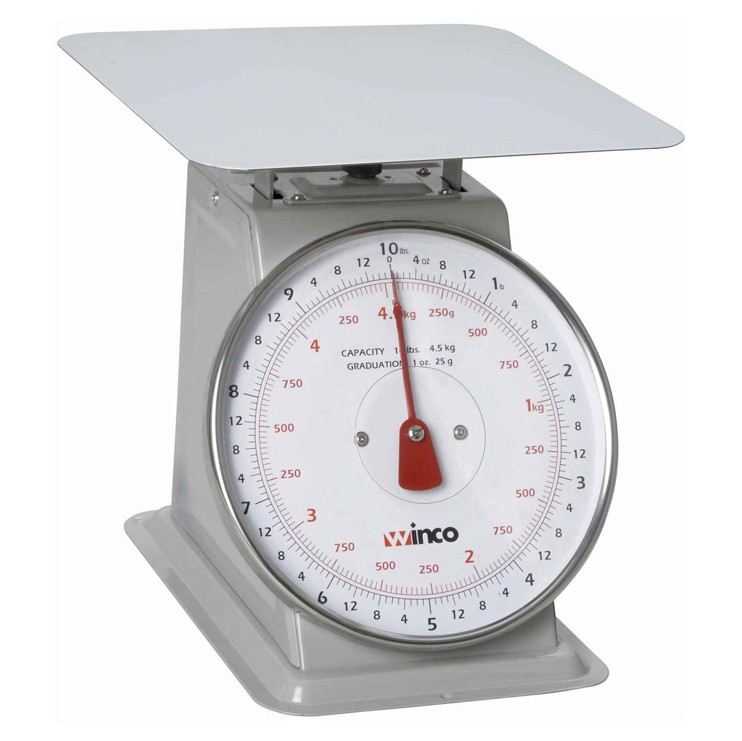 Winco Analog Receiving Scale with Dial 10 Pound
