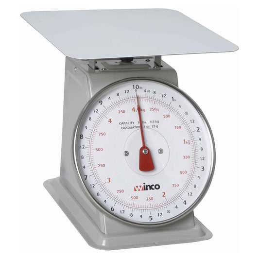 Winco Analog Receiving Scale with Dial 10 Pound