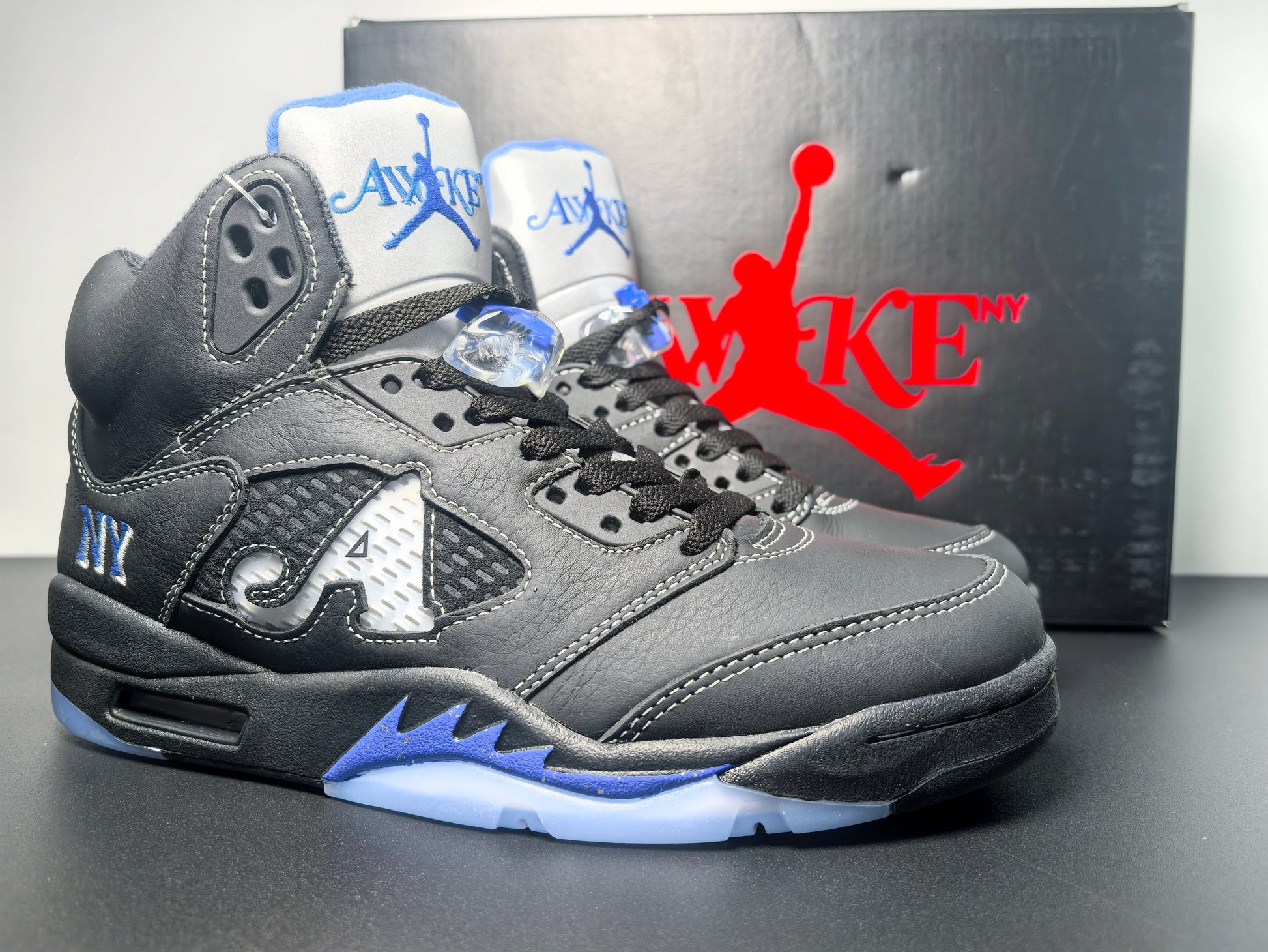 Awake NY x Air Jordan 5 "Black/Racer Blue" AIR JORDAN